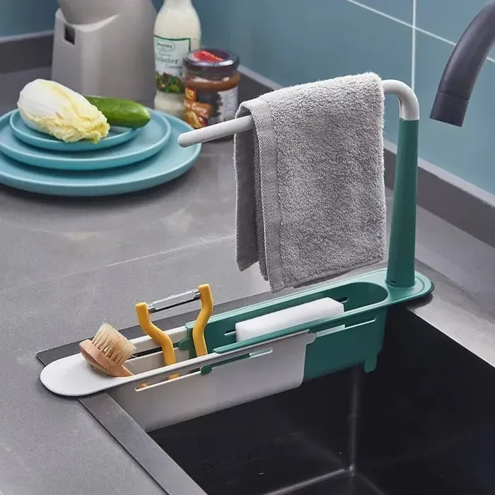 Sponge holder in use