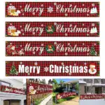 Christmas Outdoor Banner Flag Pulling