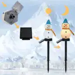 Outdoor Solar Snowman Garden Lights