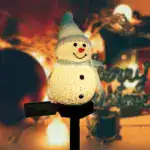 Outdoor Solar Snowman Garden Lights
