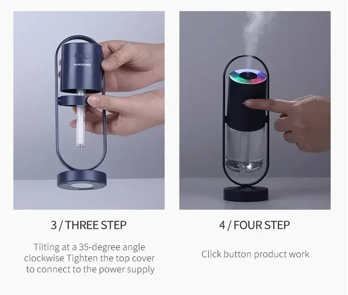 Humidifier setup