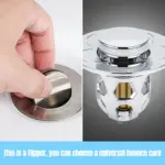 Universal Wash Basin Bounce Drain Filter - Image 3