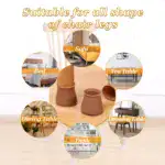 Chair & Table Legs Felt Protective Covers (Set of 8) - Image 8