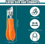 Slanted Nail Clipper – Wide Jaw, No Mess - Image 8